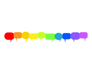 Speech Bubble Rainbow