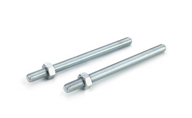 Fittings for furniture, screws and mounts, isolated on white background