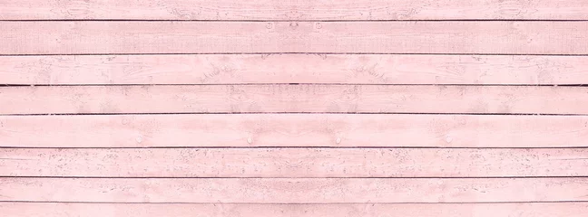 Fotobehang Hout textuur muur naadloze houtstructuur roze