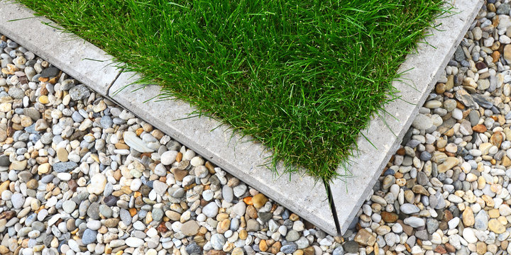 Rasen im Garten