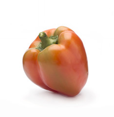 Red pepper isolated on white background