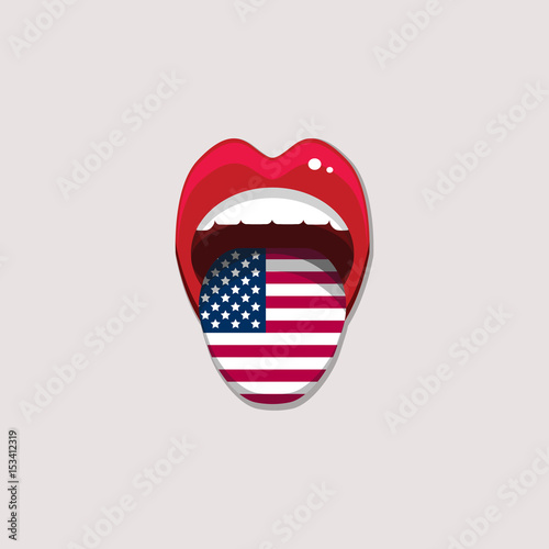 Download "Learning languages concept. Learning English american ...
