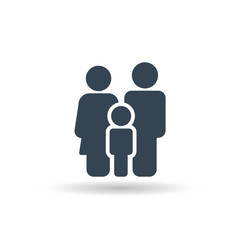 Family Icon Vector . Flat Sign for using in the App, UI, Art, Logo, Web.