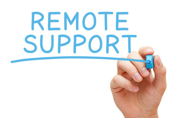 Remote Support Blue Marker