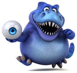 Fun dinosaur - 3D Illustration