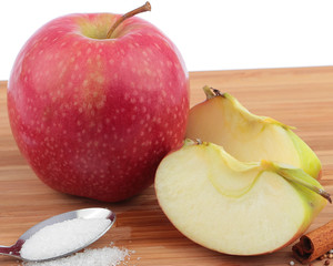 Fresh fruit on the chopper