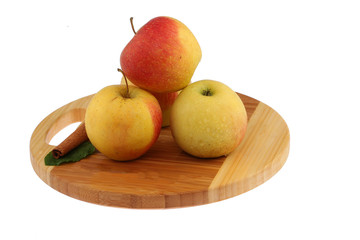 Fresh fruit on the chopper