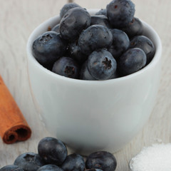 Fresh fruit on the chopper