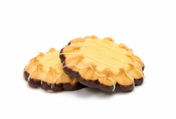 jam tartlets biscuit isolated