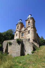 Fototapeta na wymiar Abandoned pilgrimage Church of the Visitation - Skoky