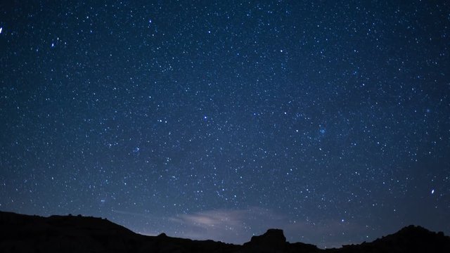 Milky Way Galaxy Spring Sky 26 Time Lapse Stars and Meteors
