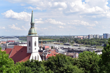 Tower of St Martin Cathedral, Bratislava, Slovakia