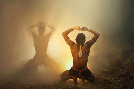 muay thai,Thai boxing vintage style,Thailand