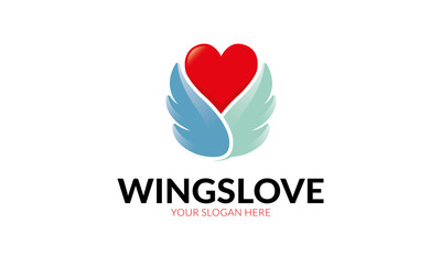 Wings Love Logo