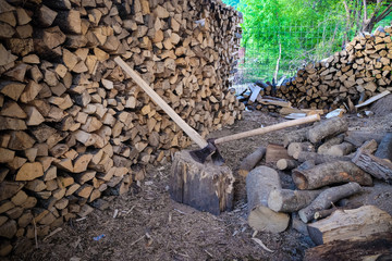 Fototapeta premium firewood