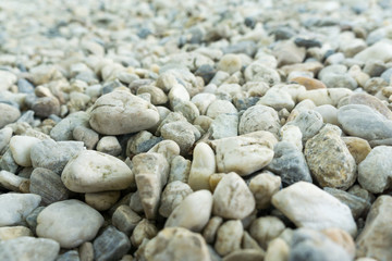 Rock decoration on pathway background