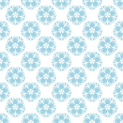Seamless floral background for textile, wallpapers