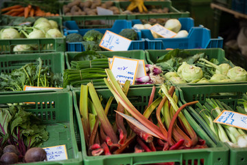 Gemüse am Markt