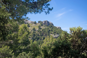 Obraz na płótnie Canvas Seascape mountain view Mallorca