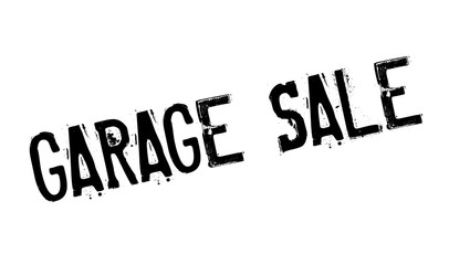 Garage Sale rubber stamp. Grunge design with dust scratches. Effects can be easily removed for a clean, crisp look. Color is easily changed.