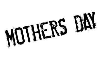 Mothers Day rubber stamp. Grunge design with dust scratches. Effects can be easily removed for a clean, crisp look. Color is easily changed.
