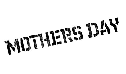 Mothers Day rubber stamp. Grunge design with dust scratches. Effects can be easily removed for a clean, crisp look. Color is easily changed.