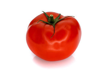 Tomato on isolated background