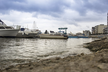 Fototapeta premium Bari Italy Fisherman's Boat