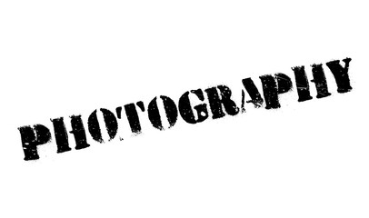Photography rubber stamp. Grunge design with dust scratches. Effects can be easily removed for a clean, crisp look. Color is easily changed.