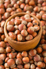 hazelnut background