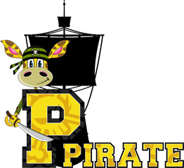 P is for Pirate - Giraffe