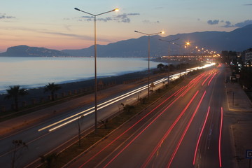 Obraz premium night city