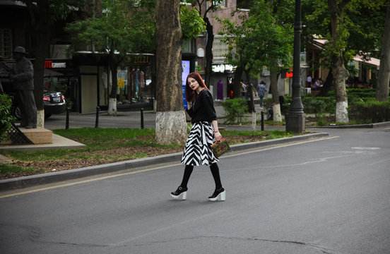 Woman Street walk