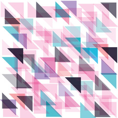 Abstract, vector background with color mosaic