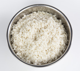 Glutinous rice ,Dragon Boat Festival material isolated on white background