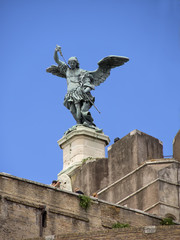 Fototapeta na wymiar Castillo de Sant Angelo en Roma