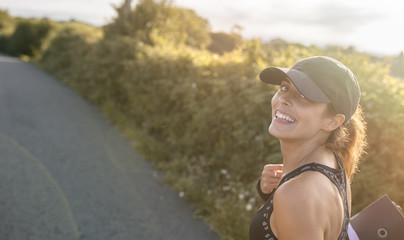 Fitness woman outdoors
