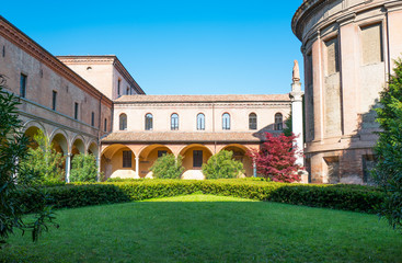 Fototapeta premium Bologna a city in Red color