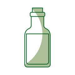 isolated glass bottle icon vector illustration graphic design