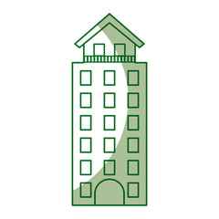 isolated italian building vector illustration graphic design
