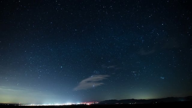 Milky Way Galaxy Spring Sky 39 Time Lapse Stars and Meteors