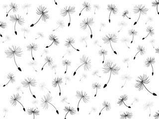 seamless dandelion background