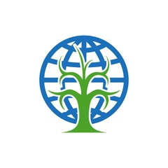 world environment day icon vector element