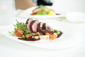 Restaurant food