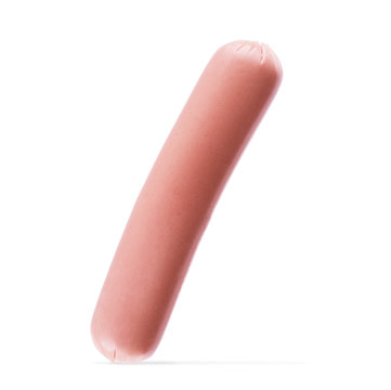 Sausage, breakfast on white