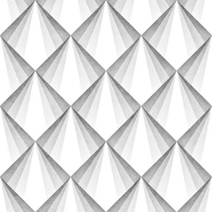 Seamles Gradient Rhombus Grid Pattern. Abstract Geometric Background Design - 153496398