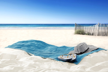 Obraz premium towel on beach 
