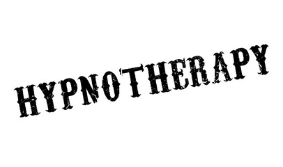 Hypnotherapy rubber stamp. Grunge design with dust scratches. Effects can be easily removed for a clean, crisp look. Color is easily changed.