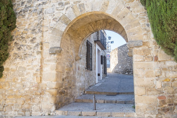 Fototapeta na wymiar Granada Door, Ubeda, Jaen, Spain
