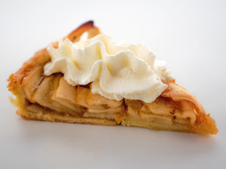 Kuchen mit Sahne
